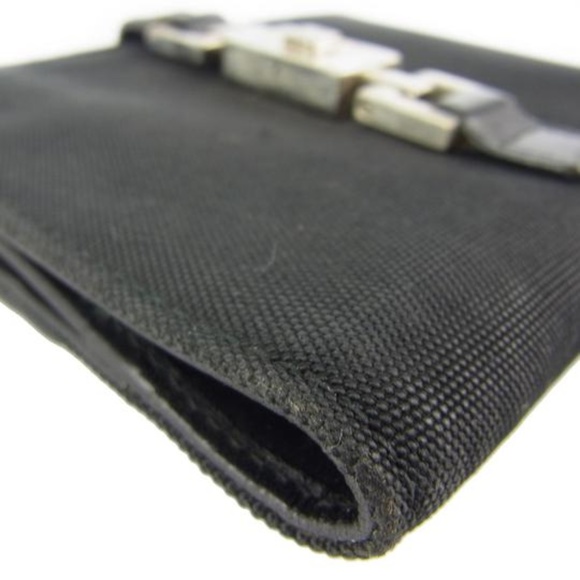 Gucci Black Canvas and Leather Bi-fold 'Jackie O' - Picture 2 of 7